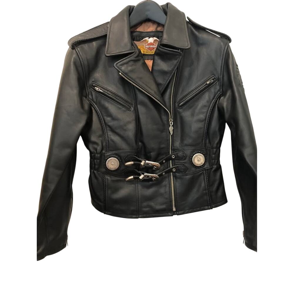 VTG 1993 Harley-Davidson "Sierra Rose" Biker Jacket Sz Small
